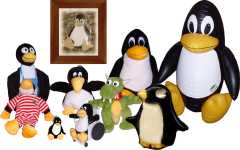 Bild der Familie Tux